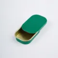 Μίνι συρόμενο μεταλλικό κουτί πράσινο 53x34x11mm για μικρά αντικείμενα και χάπια - 53*34*11mm / Πράσινο Mazu