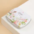Blumen Blechdose Aufbewahrungsbox mit Deckel, Mini Dose für Schmuck, Haarnadeln und kleine Gegenstände. - LOVE-Blumen