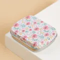 Kleine Blumen Blechdose Aufbewahrung, rosa Aquarell Blumen Muster Schmuck Dosen Etui - Kleines Rotes Blümchen