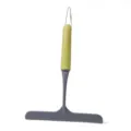 Mini silicone glass squeegee window cleaning tool for bathroom countertop and mirror. - Single Pack / Premium Grey