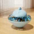 Interactive pet tumbler toy slow feeder for cats, fun rolling design to keep pets entertained. - Blue Chick Slow Feeder Tumbler