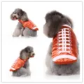 Funny sneaker design dog costume in orange red for small pets and cute puppies apparel - S / SDZ100 Coffee