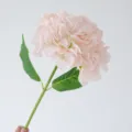 Artificial pink silk hydrangea flower for home decor and wedding party length 49cm - Champagne