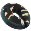 Inflatable pet recovery collar camo Elizabethan collar soft adjustable dog cone neck protector - Army Green