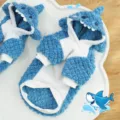 Cute blue shark pet hoodie for dogs and cats, thick warm winter costume for lovely pets. - XS (Back length 20cm) / Sea Blue Shark Costume