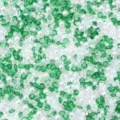 Strass en résine verts et perles blanches mélangés pour remplissage de loisirs créatifs DIY. - 20g/Paquet / Vert foncé
