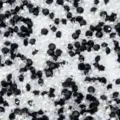 Strass en resine noire, perles blanches et cristaux clairs melanges pour accessoires de bricolage DIY. - 20g/Paquet / Noir