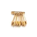 Primo piano di spille da balia dorate, risultati di gioielleria in metallo e accessori. - 20mm (10 Pezzi) / Oro