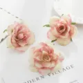 Artificial peony flower heads for DIY wedding floral arrangements, garlands and home decor crafts. - Nude