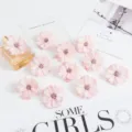 Têtes de fleurs artificielles roses pour loisirs créatifs et décoration de mariage détail. - Rose