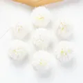 Witte kunstmatige hortensia bloemhoofdjes set van 7 voor DIY bruiloft huis decoratie. - Wit