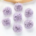 Purple artificial hydrangea silk flower heads for DIY wedding crafts, home decor and floral arrangements. - Purple