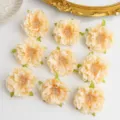 Artificial Peony Flower Heads Champagne Silk Flowers for Hair Accessories DIY Wreath Craft - Beige