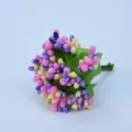 Artificial small berry flower bouquet DIY wedding favor box decoration wrist corsage - Colorful