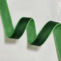 Nastro in velluto verde tessuto floccato monofacciale per fiocchi di capelli confezione - 1.5cm (5 Yards) / Verde Scuro