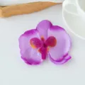 Artificial phalaenopsis orchid flower purple color DIY craft headwear accessory item - Light Purple