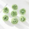 Artificial green chrysanthemum flower heads, perfect for DIY wedding wreaths and accessories. - Fruit Green