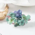Künstliche Hortensien Blütenköpfe DIY Bastelmaterial blau grüne Blumen Zubehör Variante - Grünblau