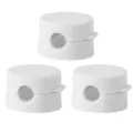 Magnetic cable organizer desktop cord clip charging wire winder holder white variant - 3 Pack / White