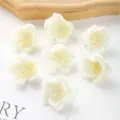 Mini fleurs de prunier artificielles blanches pour accessoires DIY et décoration détail. - Fleur de Prunier avec Étamine / Blanc