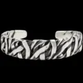 Men Silver Woven Cuff Bracelet Retro Geometric Twisted Bangle Open Metal Jewelry Gift - Style 7