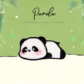 Süßer Cartoon Panda Bestickter Aufnäher für DIY Kleidung Dekoration und Zubehör. - Kriechender Panda / 20x41mm