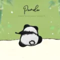 Niedlicher Panda Stickerei Aufnäher DIY Cartoon Tier Kleidung Zubehör Bügelbild Stil - 24x28mm