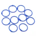 Anelli per rilegatura in metallo blu anelli portachiavi accessori fai da te artigianato - Diametro 30MM / Blu scuro