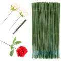 Künstliche Blumenstiele und Rosenköpfe Set für kreative DIY Dekoration und Blumengestecke. - 25 cm Blumenstiel