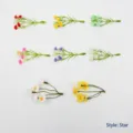 Artificial flower DIY material star style fake flower hair ornament craft accessory 1pc - As Shown / Star Style