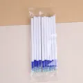 Uitwisbare navulbare balpenvullingen verpakt in zakje, blauwe schrijfinkt set. - Zak van 10 / Uitwisbare navullingen met ST-punt - Kristalblauw