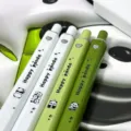 Leuke set intrekbare gelpennen met pandadesign, sneldrogende inkt voor soepel en comfortabel schrijven. - Groen & Wit