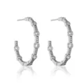 Micro-Pave Stijl (EP5570) / Witgoudkleur met Witte Zirconia