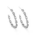 Omslagontwerp (EP5571) / Zilver met Witte Zirconia