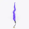 Testa di ricambio giocattolo gatto verme viola con corda campanello, gioco interattivo per animali. - 22x1,5 cm / Bruco Viola