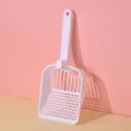 Paletta per lettiera gatto in plastica bianca, grande strumento pulizia con foro sospensione - Bianco