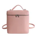 Petit sac a dos rose pour femme, elegante petite sacoche mignonne de style coreen chic. - Rose