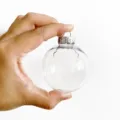 Boule de Noël transparente en plastique, décoration de sapin suspendue creuse de 6 cm. - Boule Creuse Transparente / 6cm