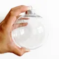Boule de Noël transparente 10 cm en plastique DIY décoration suspendue pour le sapin - Boule Creuse Transparente / 10cm