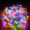 Bunte LED Lichterkette für Weihnachtsbaum Dekoration, strahlende mehrfarbige Lichter. - 5M Batteriemodell (Batterien Nicht Enthalten) / LED Mehrfarbig
