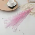 Pink Artificial Pampas Grass Reed Flower Branch for Home Wedding Decor Variant Option - Bearded Peacock Grass - Dark Pink