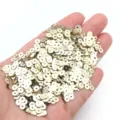 4mm επίπεδες στρογγυλές παγιέτες PVC χύμα παγιέτες για ράψιμο ρούχων DIY χρυσό - Ελαφρύ Χρυσό