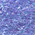 Close-up detail of purple butterfly PVC sequins for nail art and DIY crafts, vibrant gloss. - 30g/Pack / Iridescent Plated Purple Butterfly
