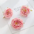 Artificial pink rose flower heads for DIY crafts, wedding decorations and floral arrangements - Light Pink