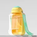 Portable 1000ml Pet Water Bottle Yellow Dog Outdoor Walking Drinking Cup Dispenser - [Chubby Style] Yellow Small - 1000ml / Suitable for Cats and Dogs