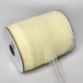 400 Yards Yellow Lace Trim Roll for DIY Craft Sewing Gift Wrapping Wedding Party Decor - Off White