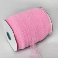 Pink lace ribbon roll for DIY crafts, hair accessories, wedding gift packaging and sewing. - Water Pink