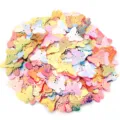 Mixed color butterfly sequins for slime filling, DIY crafts, sewing accessories and garments. - Size 17x22mm 40g Pack (About 290 Pieces) / Laser Holographic Butterfly Shape Multicolor Mix
