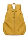 Minimalistischer gelber Freizeitrucksack für Damen alltagsschule reise tasche - Gelb