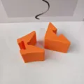 Adaptateur de pince d'angle pour travail du bois accessoire de fixation rapide orange p - Orange